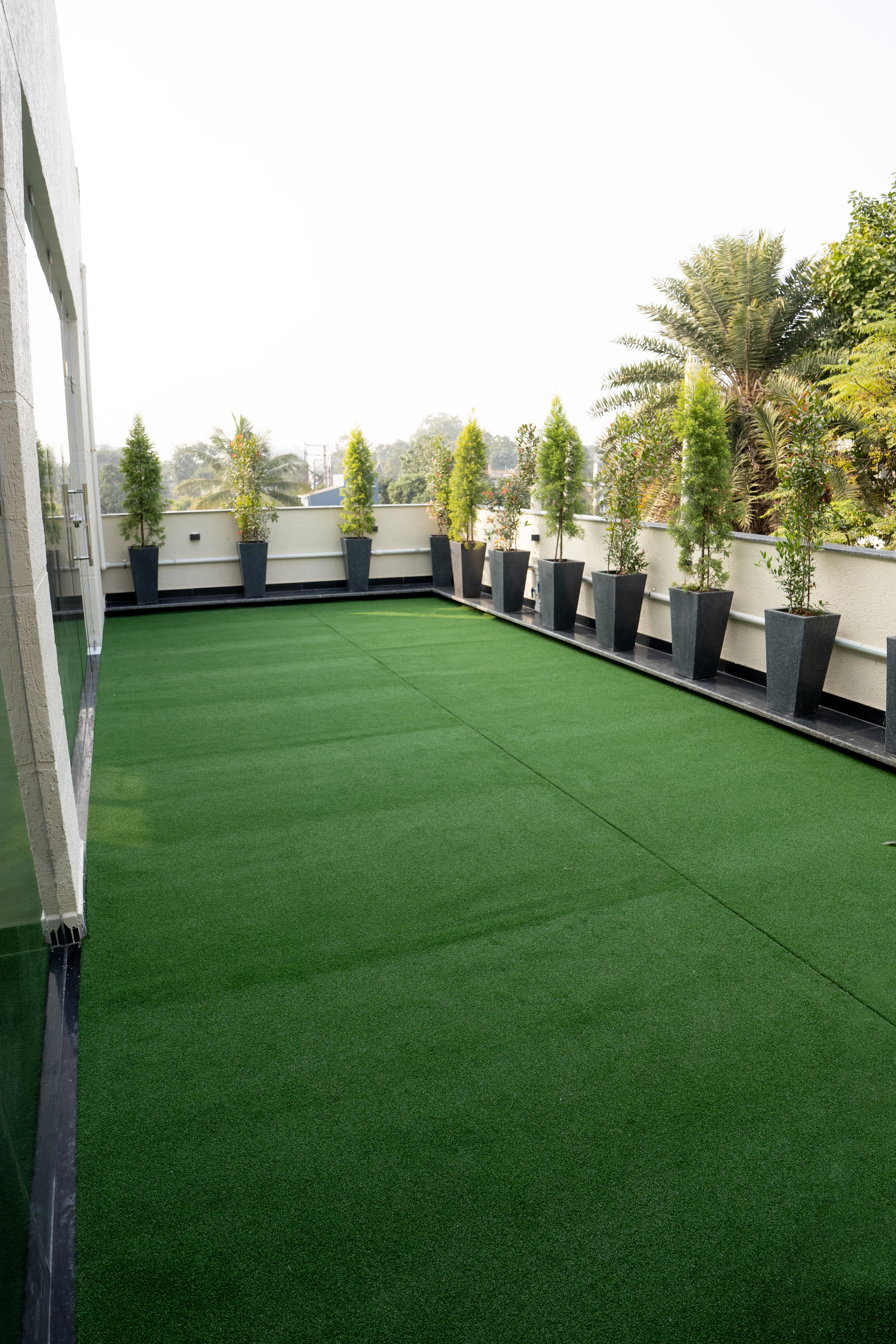 Open terrace area at ARK Hotels Ranchi