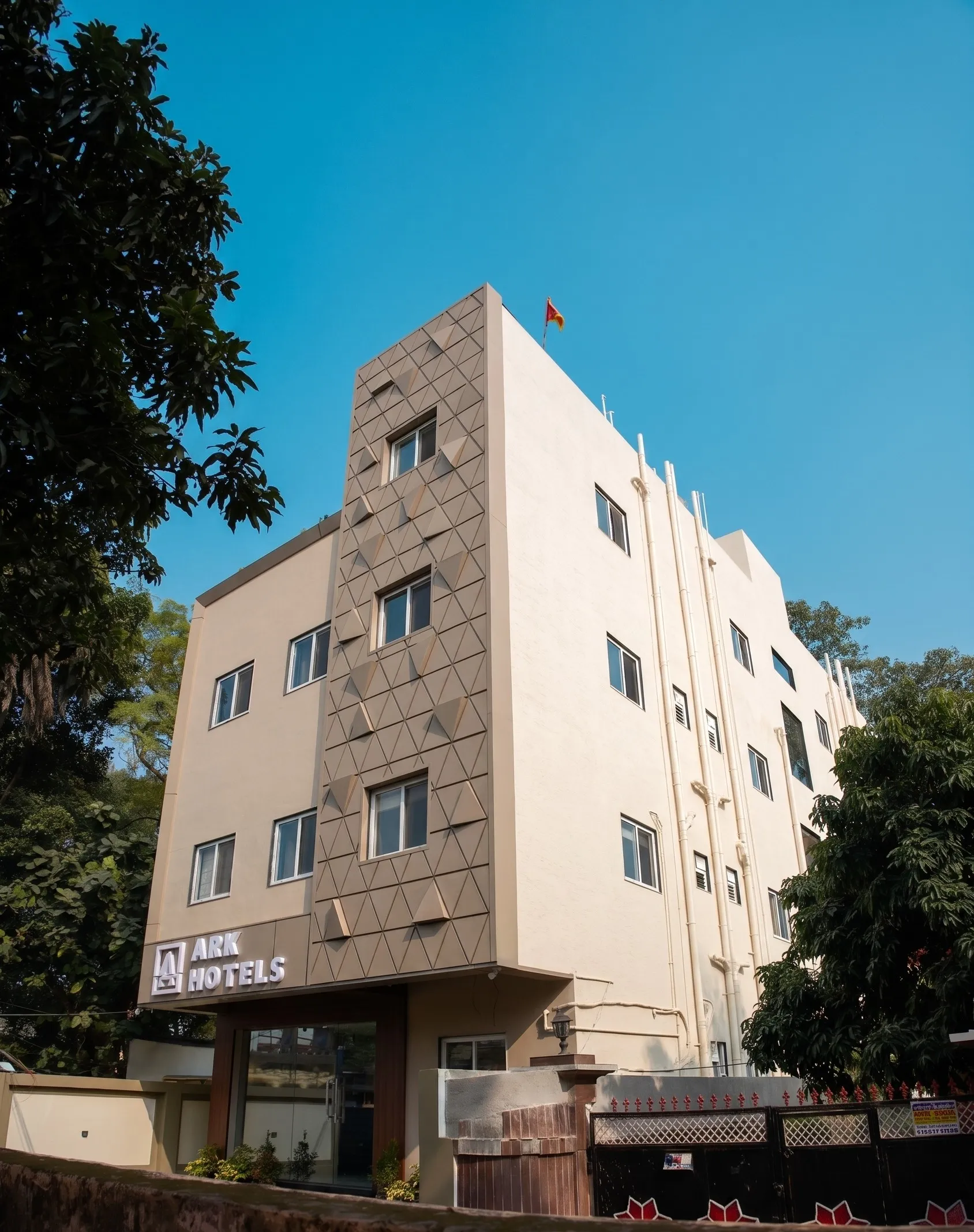 ARK Hotels exterior in Kokar, Ranchi