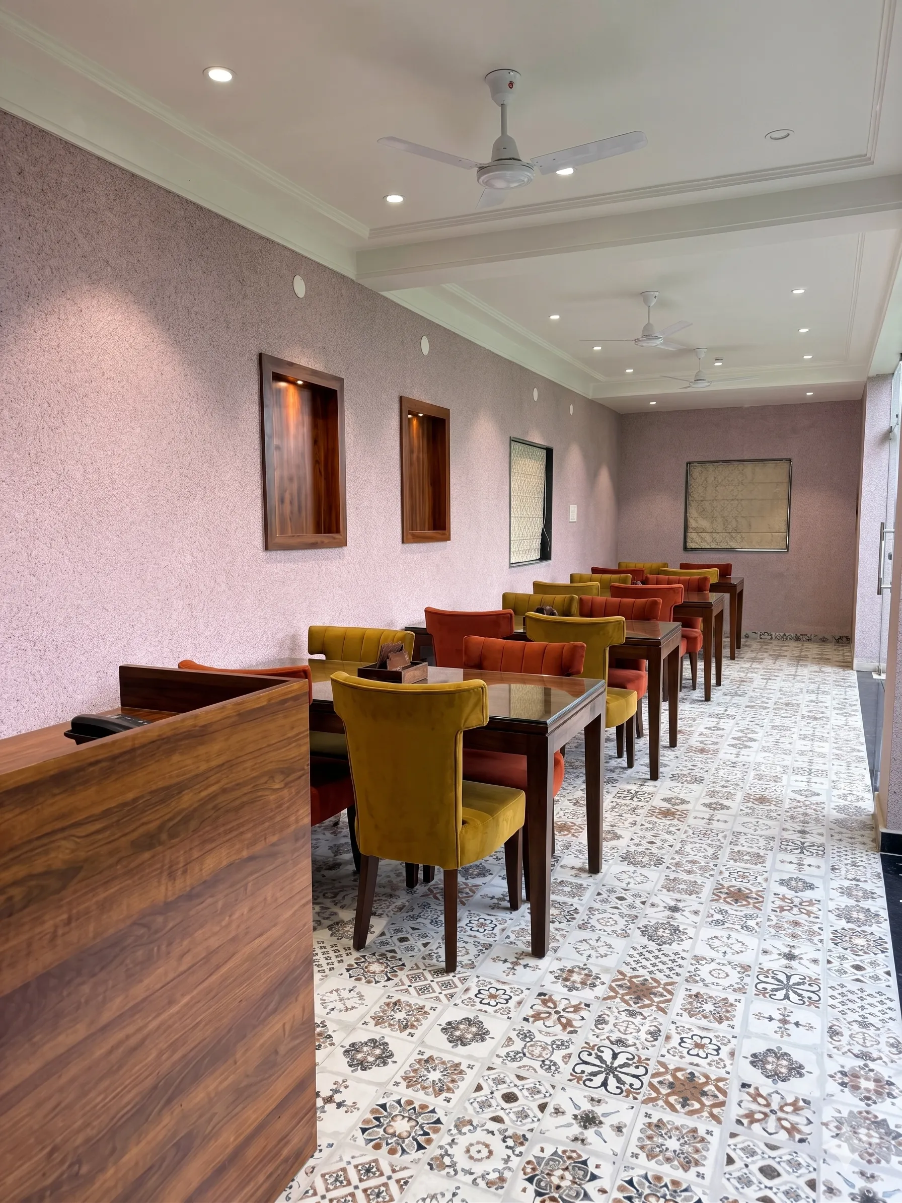 Restaurant seating at ARK Kitchen Ranchi