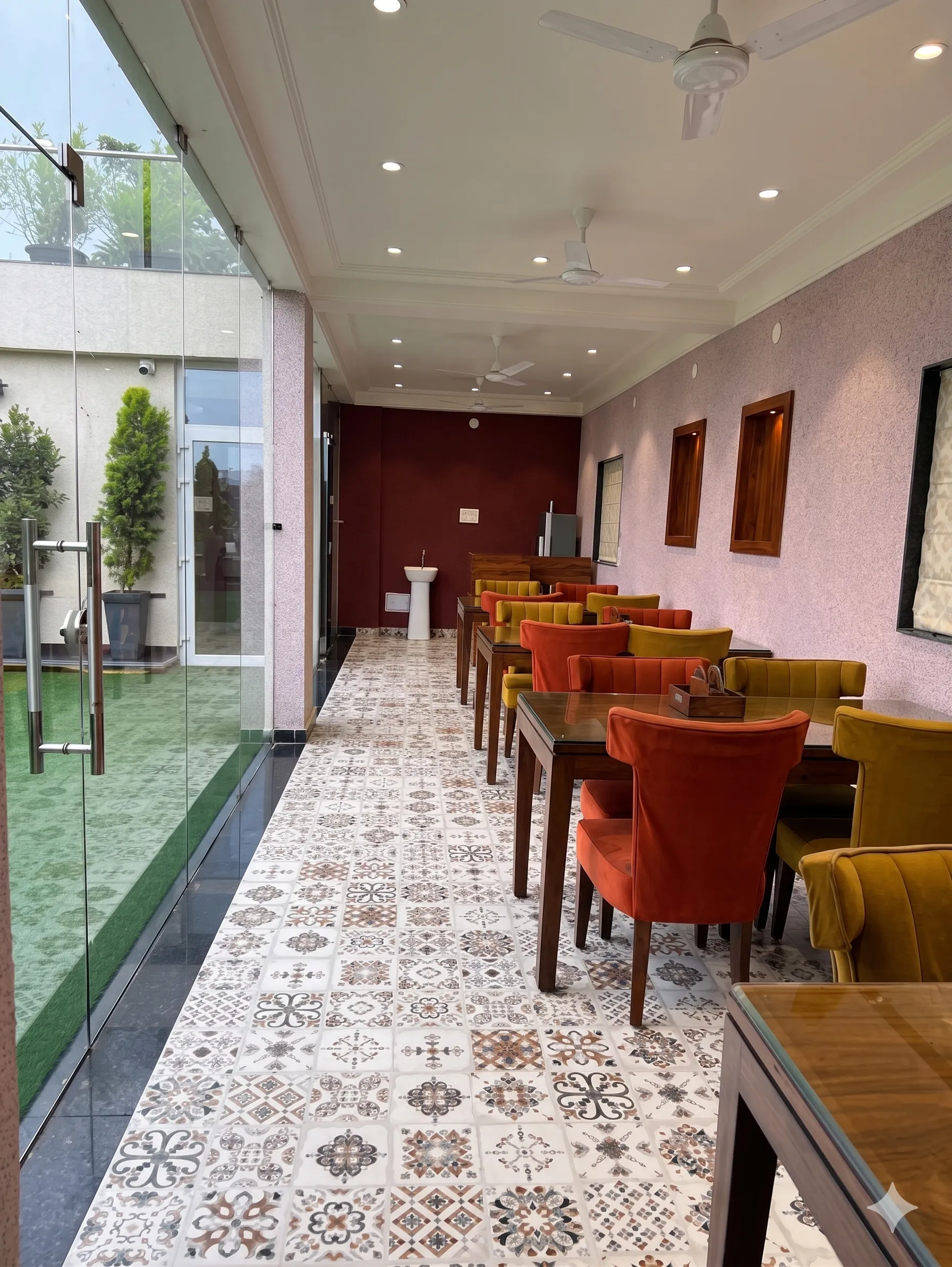 Dining atmosphere at ARK Kitchen, ARK Hotels Kokar Ranchi